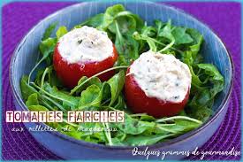 Tomates Farcies Aux Rillettes De Maquereau Biscuits Aperitif Rapide Rillettes De Maquereau Tomates Farcies Et Recette Tomates Farcies