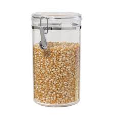 Find marijuana packaging jars to preserve your product. Oggi Acrylic Airtight Clear Canister With Clamp 26 Ounce Walmart Com Walmart Com