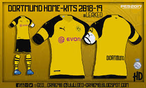 Dortmund is the second largest german sports club and 11th biggest football team in the world. Pes 2017 3 Home Kits 2018 19 By Geo Craig90 Pes Club