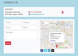 Bootstrap 4 Contact Us Form With Map Page Design Contact Us Page Design Page Design List Template