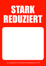 Ein quittungsblock vordruck kann selbstdurchschreibend sein oder über ein blaupapier. Plakat Stark Reduziert Rot Pdf Vorlage Zum Ausdrucken