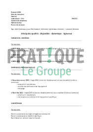Modele De Cv Pour Un Emploi D Agent D Entretien Et De Voirie Debutant Pratique Fr Adaptez selon votre cas : modele de cv pour un emploi d agent d