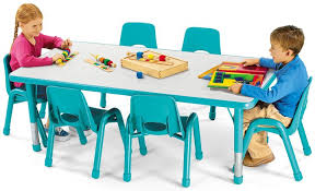 Rectangular Kids Colors Adjustable Tables At Lakeshore Learning Classroom Furniture Adjustable Table Lakeshore Learning