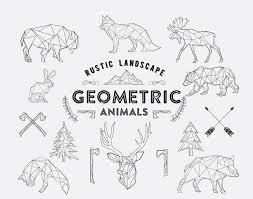 Black And White Geometric Animal Drawings This Item Is Unavailable Etsy Geometric Animals Geometric Bear Animals Black And White