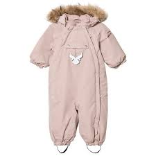 Wheat Snowsuit Nickie Rose Powder Rose Powder 1 Snow Suit Baby Snowsuit Scandinavian Baby