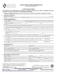 California rental lease agreement is suitable for leasing a residential property to a tenant under the directives specified in the california civil code. Rental Application Eviction Government Information