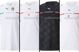 Looking like modern away shirt, the top is embossed with a three lions background and. Puma To Use Unconventional Template For Euro 2020 Away Kits Sportslogos Net News