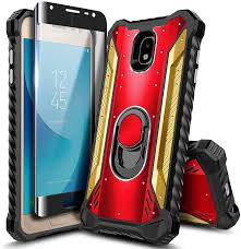 A pair of new handsets are now available from verizon. Buy Nznd Case For Samsung Galaxy J7 2018 Case J7 Star J7 Crown J7 Refine J7 Top J7 V 2nd Gen J7 Aura J7 Aero With Tempered Glass Screen Protector Built In Ring Holder Full Body Protective Red Gold Online In