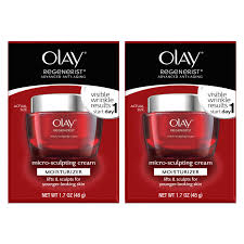 Olay Regenerist Micro-Sculpting Cream Moisturizer, 1.7 oz, 2 Pack -  Walmart.com - Walmart.com