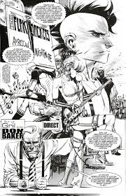 Black And White Comic Art Style Pin By Richard Jarrett On Book Punk Rock Jesus Comic Style Art Comic Book Artists Comic Layout