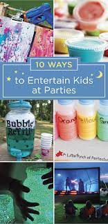 What happened to the dinner parties where people sat engulfed in long, engaging conversations about their whether you live in a small apartment or you're hosting a dinner party at a restaurant, use these tips for my favorite thing to do is ask questions or give prompts for people to start with (these. 10 Ways To Entertain Kids At Birthday Parties Pretty My Party Party Ideas Backyard Kids Party Backyard Party Games Outdoors Birthday Party