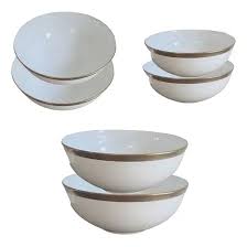 Plato hondo Donna Folk Oxford de cerámica, 22 cm