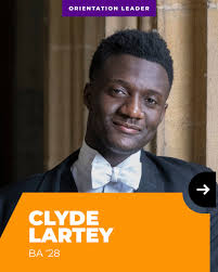 Ready to meet the friendly faces who will help you start your Gallatin  journey? Let's kick things off with Orientation Leader Clyde Lartey (BA  '28) 🎉 💜 Where are you originally from?