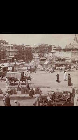 Jaipur in 1905, when the population was less and the peace was more 🌏🌹🇮🇳