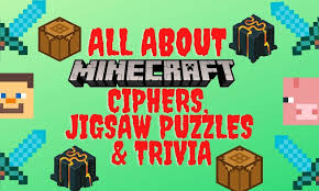 Only true fans will be able to answer all 50 halloween trivia questions correctly. Flex All About Minecraft Ciphers Jigsaw Puzzles Trivia Small Online Class For Ages 7 12 Outschool