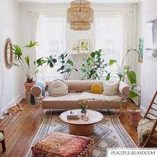 In recent years, bright colors have taken hold in fashion and living room ideas alike. Bright Natural Boho Living Room Indian Living Room Home Living Room Living Room Designs