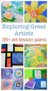 Exploring Great Artists Complete Art Lesson Plans Montessori Art Art Lesson Plans Elementary Art