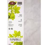 Direct Paper Marble Paper 210gsm White A4 5 Pack