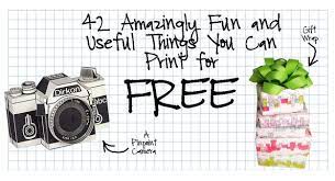 42 Amazingly Fun And Useful Things You Print For Free Free Fun Print