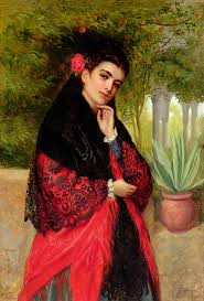 This video will help you learn how to say beautiful in spanish, but beware how to say beautiful in spanish is different when you're . A Spanish Beauty Painting By John Bagnold Burgess
