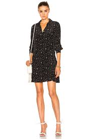 Equipment Natalia Dress Equipment Cloth Black Shirt Dress Printed Silk Shirt Silk Shirt