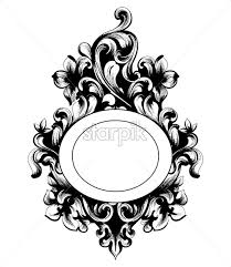 By william comyns & sons 1. Vintage Baroque Mirror Frame Vector French Luxury Rich Intricate Ornaments Victorian Royal Style Decor Starpik Stock