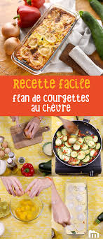 Flan De Courgettes Au Chevre Recette Flan De Courgette Recette Recette Facile