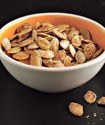 Sweet And Salty Pumpkin Seeds Pumpkin Seed Recipes Pumpkin Recipes Recipes