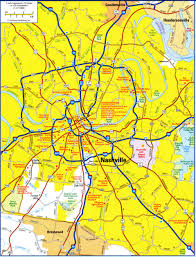 This printable map of tennessee is free and available for download. Nashville City Map Free Printable Detailed Map Of Nashville City Tennessee