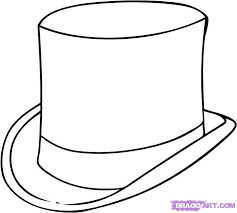 Coloring bookmark click here for pdf version: The Gallery For Mad Hatter Hat Coloring Page Mad Hatter Hat Mad Hatter Hat Drawing Mad Hatter