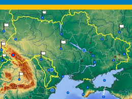 Mapa umožňuje velice detailní náhled ulic ve městech, jsou na ní označeny i významné. Ukrajina A Susedne Staty Mapova Hra Lepsia Geografia