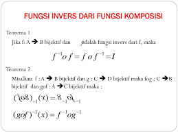 Perlu diingat bahwa pada perkalian matriks tidak berlaku sifat komutatif. Ppt Fungsi Komposisi Dan Fungsi Invers Powerpoint Presentation Free Download Id 7085621