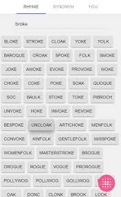 For example, if you enter the word laughter under this option, rhymer retrieves a list of words with the ending sound er (e.g., admirer, doctor, pleasure, scholar. Rhyme Maker For Android Apk Download