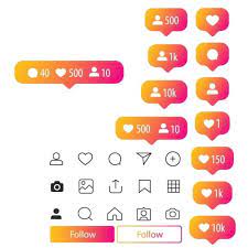 Collection Of Instagram Inspired Social Media Icons Like Follower Comment E User App Black Bubble Png And Vector With Transparent Background For Free Downlo Social Media Icons Media Icon Instagram Inspiration