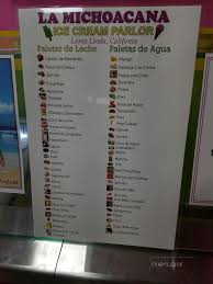 Twitter knows how we feel, so the tweet experts got. Online Menu Of La Michoacana Ice Cream Parlor Loma Linda Ca
