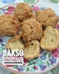 Resep Bakso Goreng Ayam Kopong Oleh Rainsa Resep Makanan Resep Makanan Beku Ide Makanan