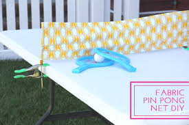 Ping Pong Net Diy The Sewing Rabbit Ping Pong Diy Diy For Kids