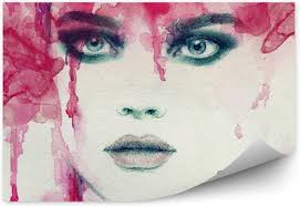 Kratki i kuwety malarskie Abstrakcja kąty proste kratka Okleina  samoprzylepna na ścianę Abstrakcja kąty proste kratka 250x250cm Fizelina