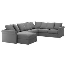 Harlanda Sectional 5 Seat Corner With Chaise Ljungen Medium Gray Ikea In 2021 Chaise Corner Sofa Ikea