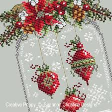 Stained glass counted cross stitch patterns. Stained Glass Nativity A Counted Cross Stitch Chart Needlework Com Cross Stitch