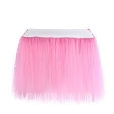 Romantic Wedding Party Birthday Supply Dessert Station Gauze Decoration Table Skirts Walmart Com Slumber Party Decorations Trendy Party Decor Tulle Table Skirt