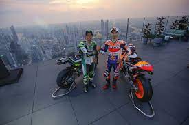 Jorge lorenzo has confirmed rumours that he is speaking to aprilia about a motogp … Motogp Cal Crutchlow Jorge Lorenzo Attend Media Event 1000 Feet Above Bangkok Roadracing World Magazine Motorcycle Riding Racing Tech News