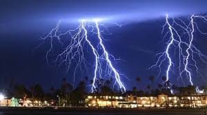 Thunder Lightning And Hail Winter Puts On A Show As Rain Moves Into L A Los Angeles Times