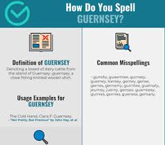 Correct Spelling For Guernsey Infographic Spellchecker Net