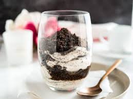 This double chocolate layer pie is topped with delicious chocolate shavings made out of hershey's milk chocolate and grated dark chocolate! No Bake Oreo Cheesecake Parfaits Plated Cravings
