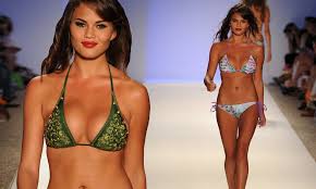She landed the cover in 2014. Chrissy Teigen Had To Steal Food In 2010 During Miami Fashion Show Daily Mail Online