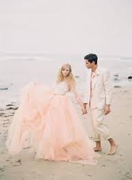 I wanted the dress to be very romantic and feminine and a. 15 Sweet Peach Blush Wedding Dresses Deer Pearl Flowers