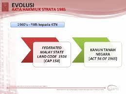 (a) fi yang ditetapkan sebanyak rm ….; Pengenalan Akta Hakmilik Strata 1985 Bahagian Hakmilik Strata