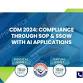 CDM 2024: Compliance Through SOP & SSOW With AI... event in Shah Alam, Selangor