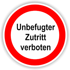 (to pay attention) or stop (to stop your vehicle), or rauchen verboten. Verbot Unbefugter Zutritt Verboten Schild Oder Aufkleber